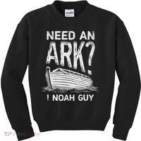Need an Ark I Noah Guy Funny Christian Kids Sweatshirt thumb 0