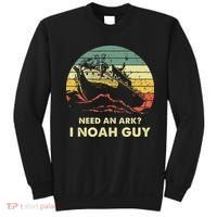 Need An Ark I Noah Guy Christian Jesus Retro Funny Sweatshirt thumb 0