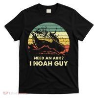 Need An Ark I Noah Guy Christian Jesus Retro Funny T-Shirt thumb 0
