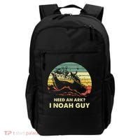Need An Ark I Noah Guy Christian Jesus Retro Funny Backpack thumb 0