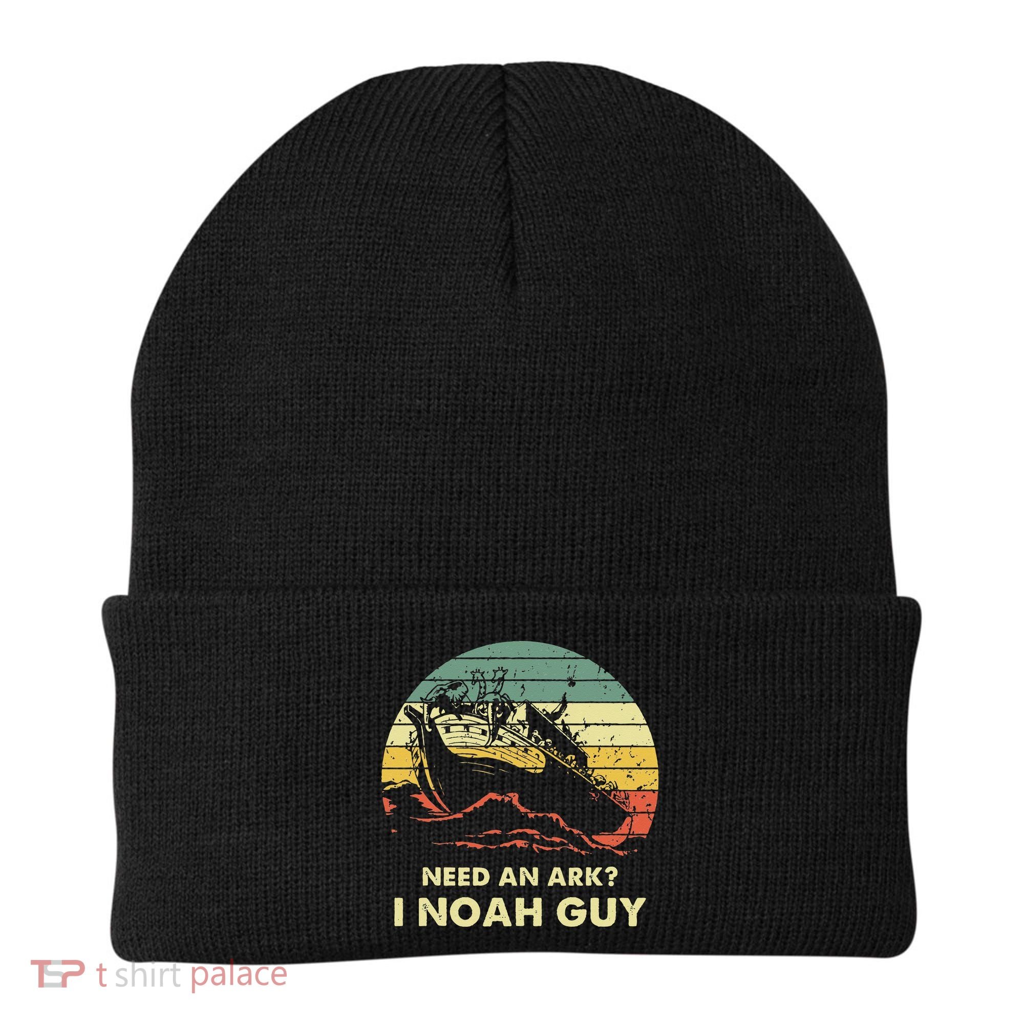 Need An Ark I Noah Guy Christian Jesus Retro Funny Beanie