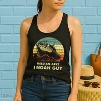 Need An Ark I Noah Guy Christian Jesus Retro Funny Women's Tank Top thumb 2