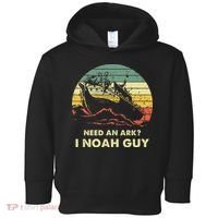 Need An Ark I Noah Guy Christian Jesus Retro Funny Toddler Hoodie thumb 0
