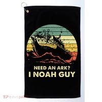 Need An Ark I Noah Guy Christian Jesus Retro Funny Golf Towel thumb 0