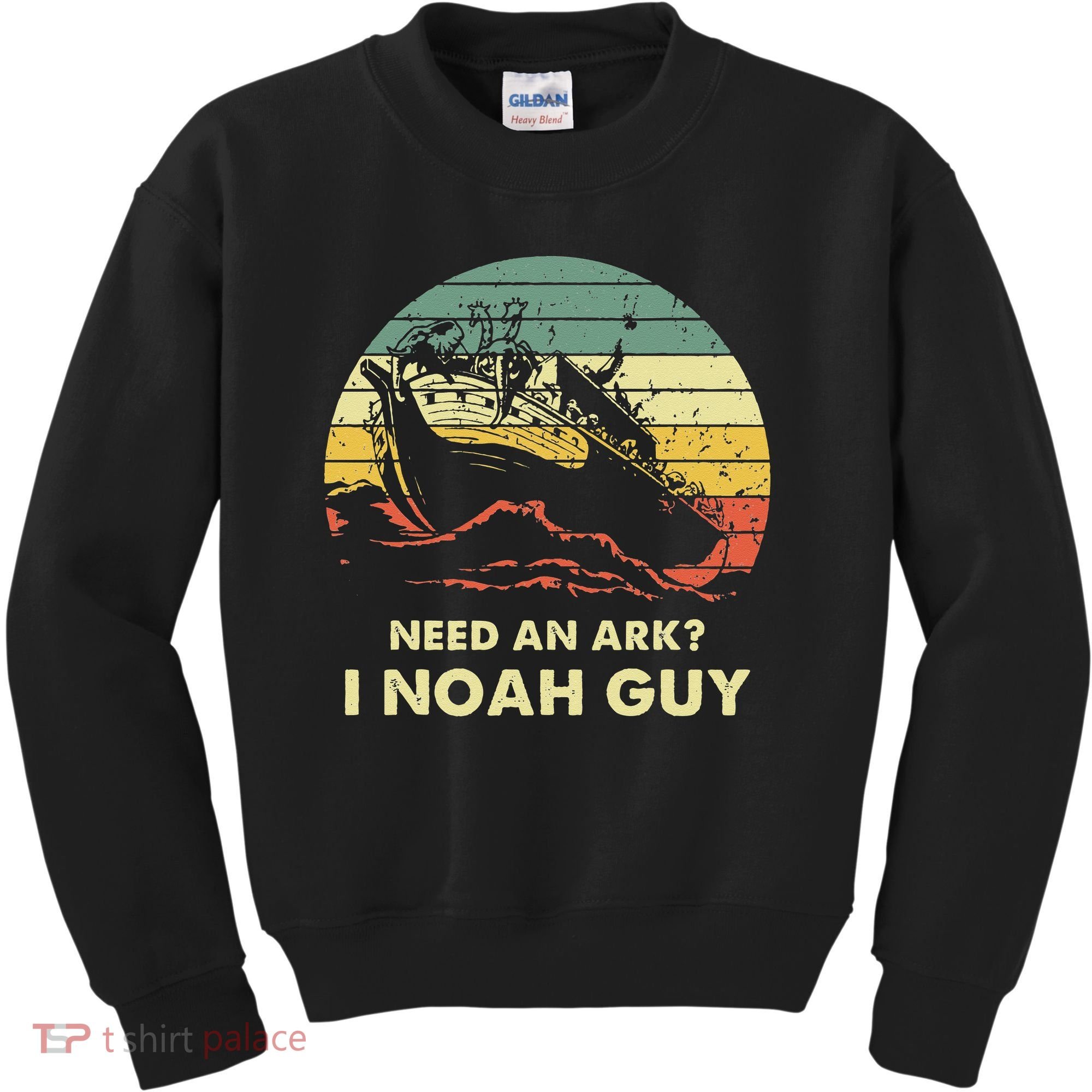 Need An Ark I Noah Guy Christian Jesus Retro Funny Kids Sweatshirt