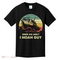 Need An Ark I Noah Guy Christian Jesus Retro Funny Kids T-Shirt thumb 0