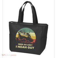 Need An Ark I Noah Guy Christian Jesus Retro Funny Tote Bag thumb 3