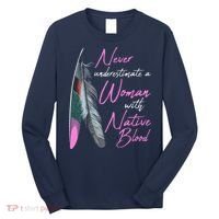 Native American A Woman With Native Blood American Long Sleeve Shirt thumb 0