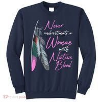 Native American A Woman With Native Blood American Sweatshirt thumb 0