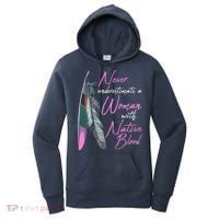 Native American A Woman With Native Blood American Women's Hoodie thumb 0