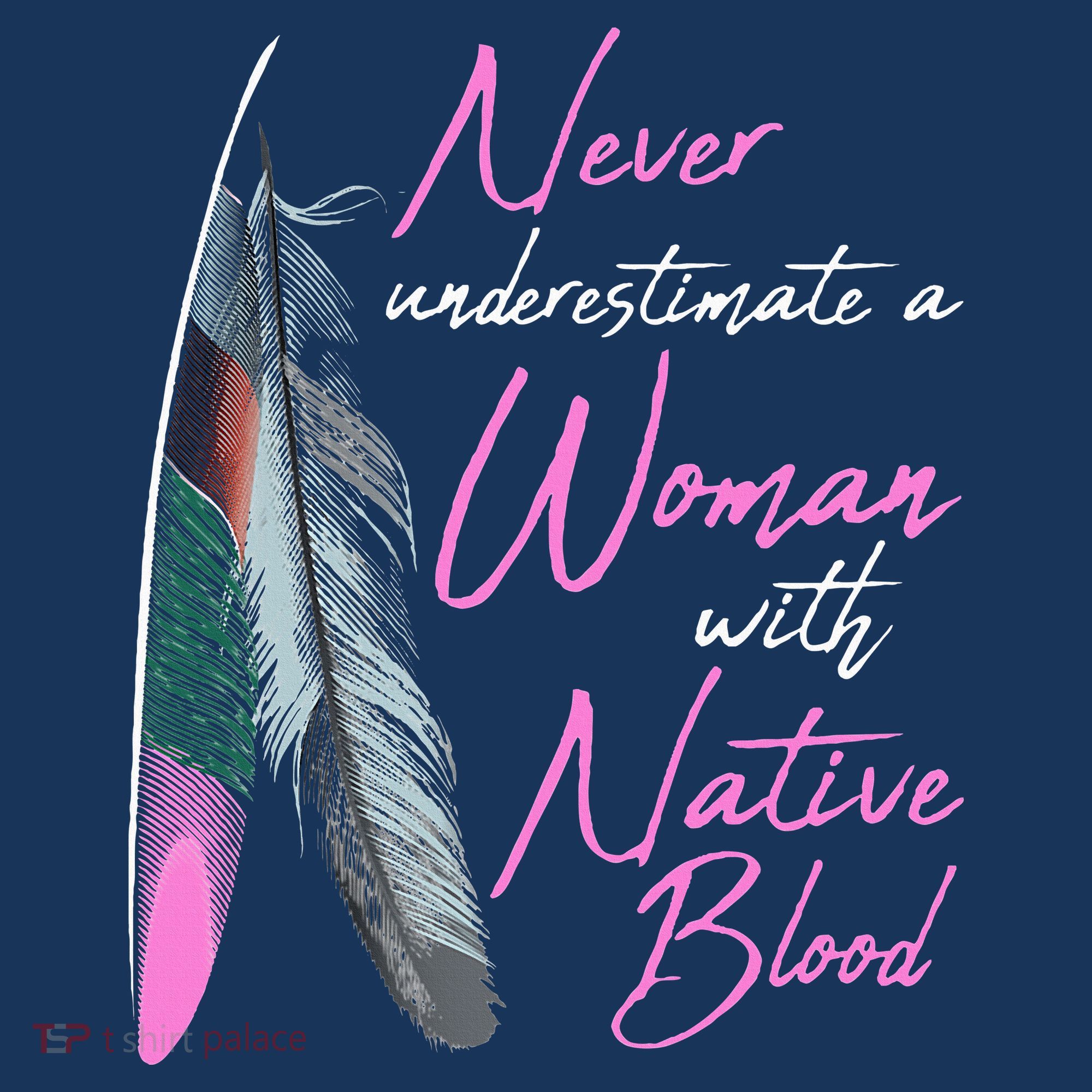 Native American A Woman With Native Blood American Women's Hoodie