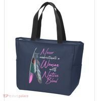 Native American A Woman With Native Blood American Tote Bag thumb 3