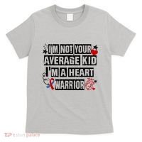 Not Average A Heart Warrior CHD Heart Disease Awareness T-Shirt thumb 0