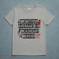Not Average A Heart Warrior CHD Heart Disease Awareness T-Shirt thumb 5