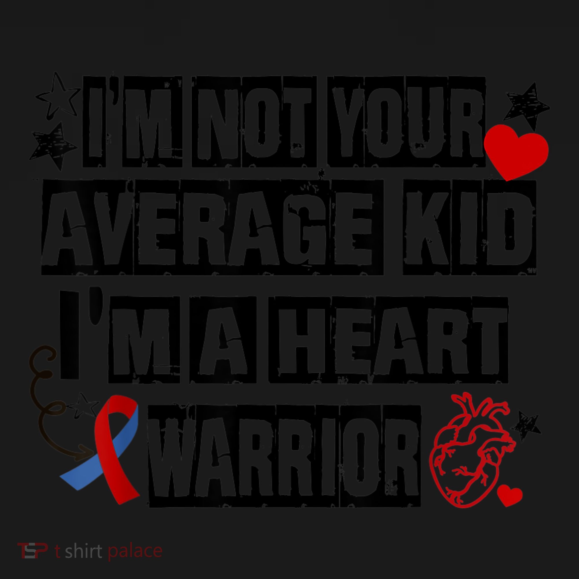 Not Average A Heart Warrior CHD Heart Disease Awareness Apron