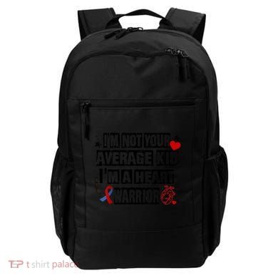 Not Average A Heart Warrior CHD Heart Disease Awareness Backpack