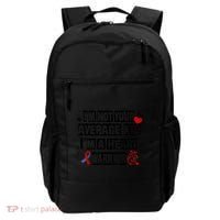 Not Average A Heart Warrior CHD Heart Disease Awareness Backpack thumb 0