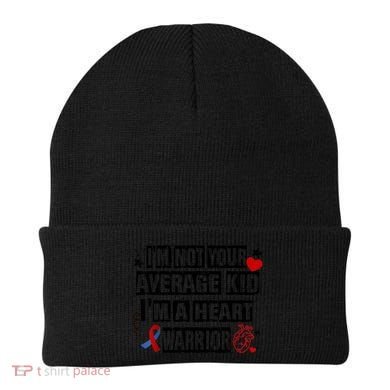 Not Average A Heart Warrior CHD Heart Disease Awareness Beanie