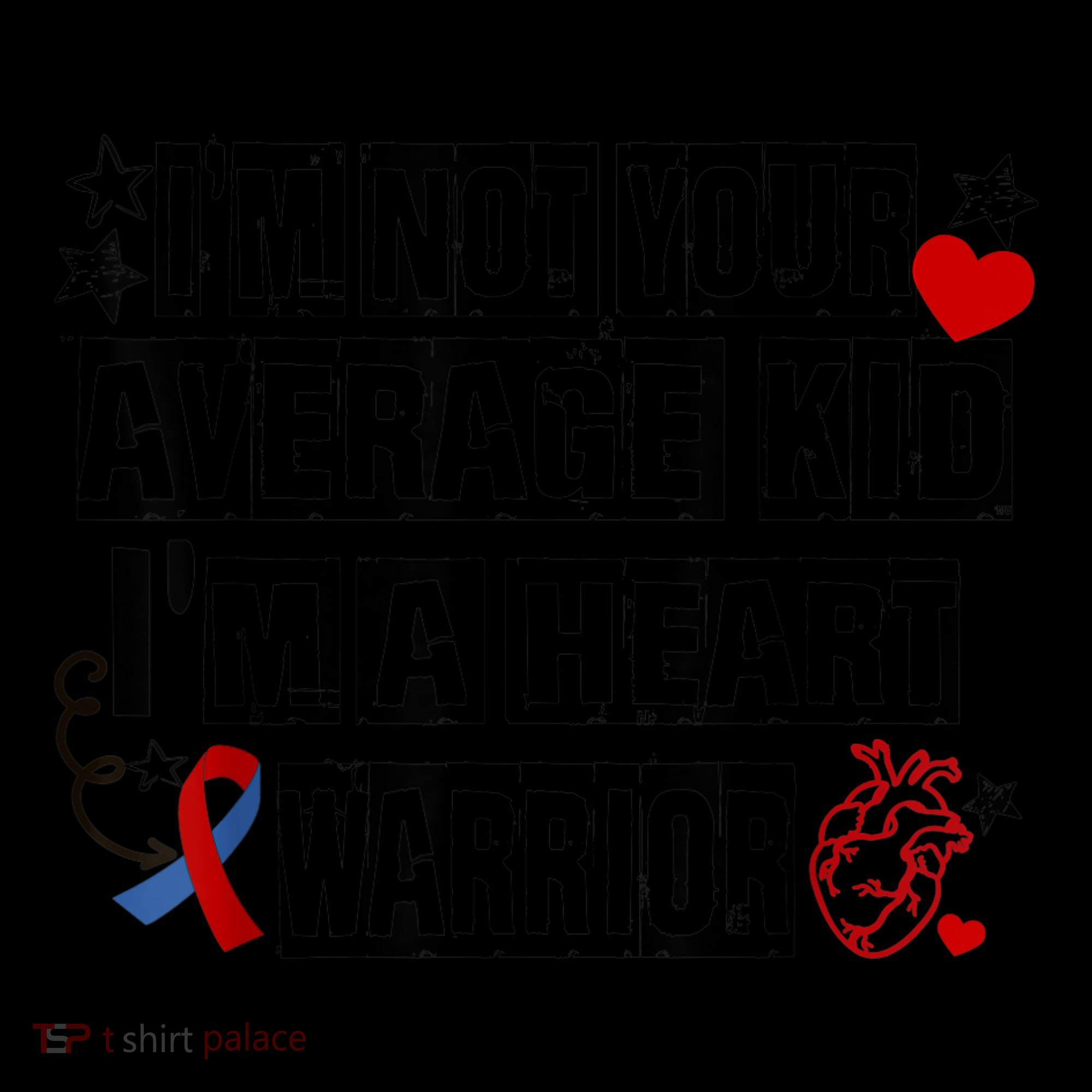 Not Average A Heart Warrior CHD Heart Disease Awareness Women's Hoodie