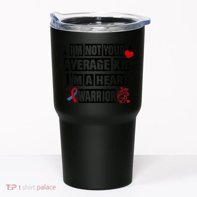 Not Average A Heart Warrior CHD Heart Disease Awareness Tumbler