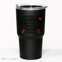 Not Average A Heart Warrior CHD Heart Disease Awareness Tumbler thumb 0