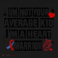 Not Average A Heart Warrior CHD Heart Disease Awareness Visor thumb 3