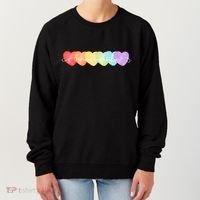 Neurodiversity Autism Awareness Hearts Women's Sweatshirt thumb 0