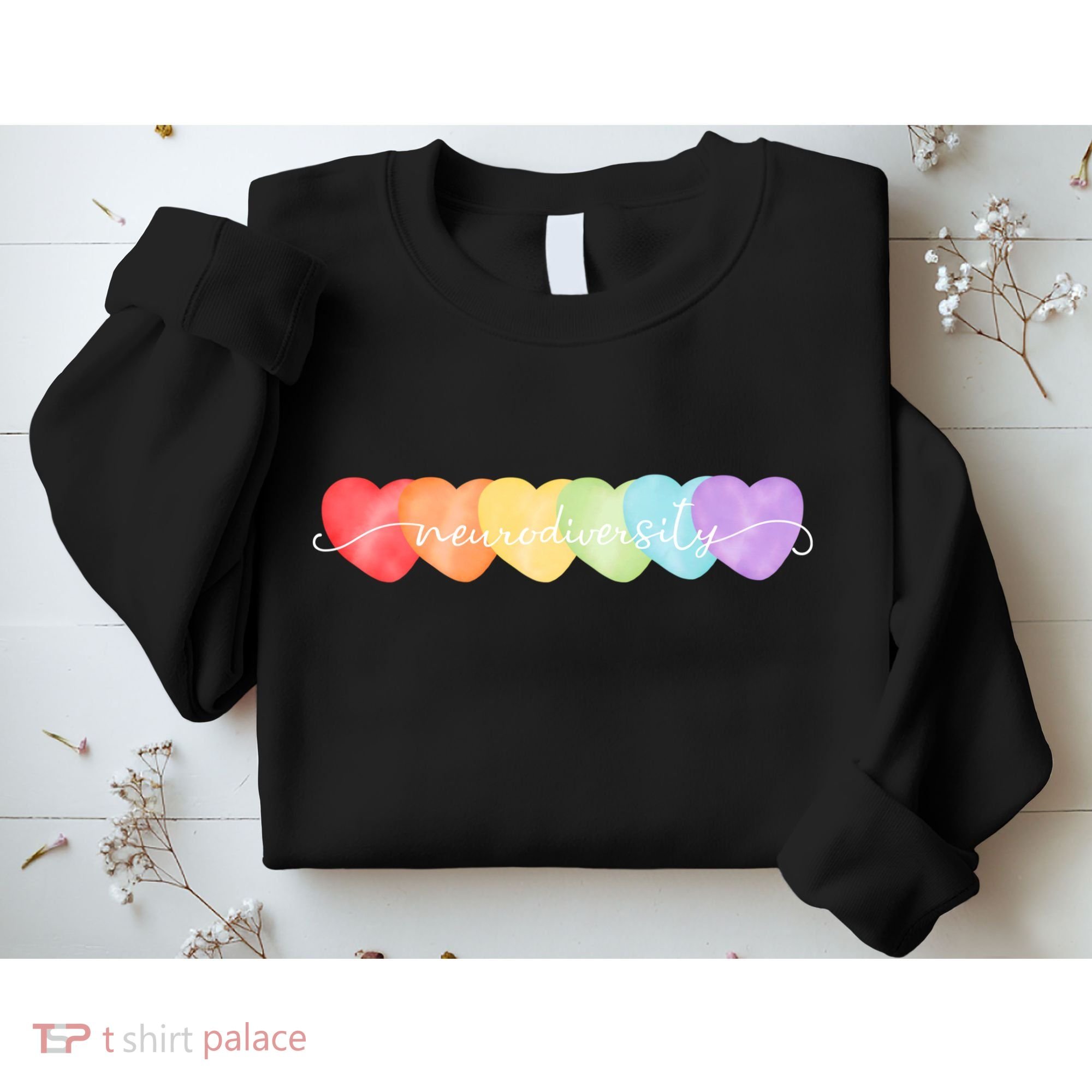 Neurodiversity Autism Awareness Hearts Sweatshirt