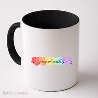 Neurodiversity Autism Awareness Hearts Coffee Mug thumb 0