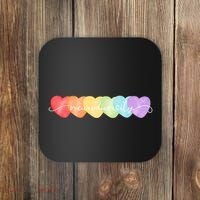 Neurodiversity Autism Awareness Hearts Coaster thumb 0