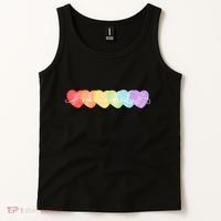 Neurodiversity Autism Awareness Hearts Tank Top thumb 2