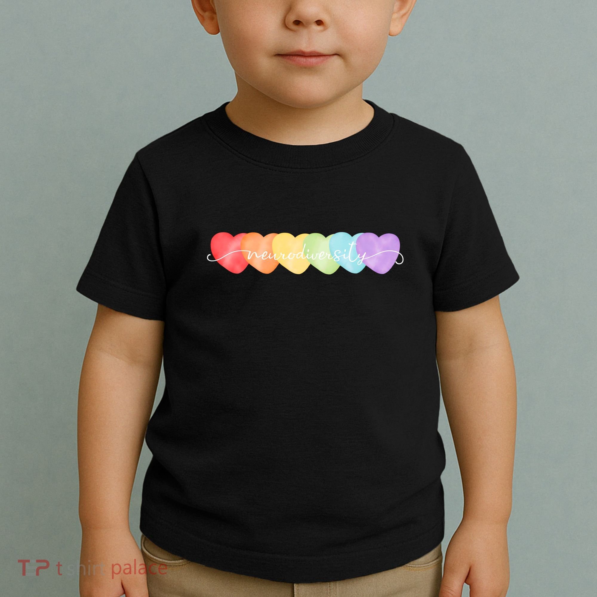 Neurodiversity Autism Awareness Hearts Toddler T-Shirt