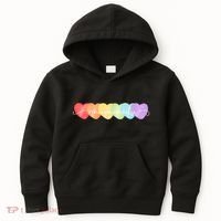 Neurodiversity Autism Awareness Hearts Kids Hoodie thumb 0
