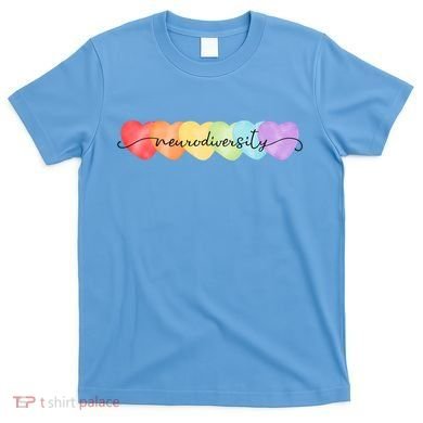 Neurodiversity Autism Awareness Hearts T-Shirt