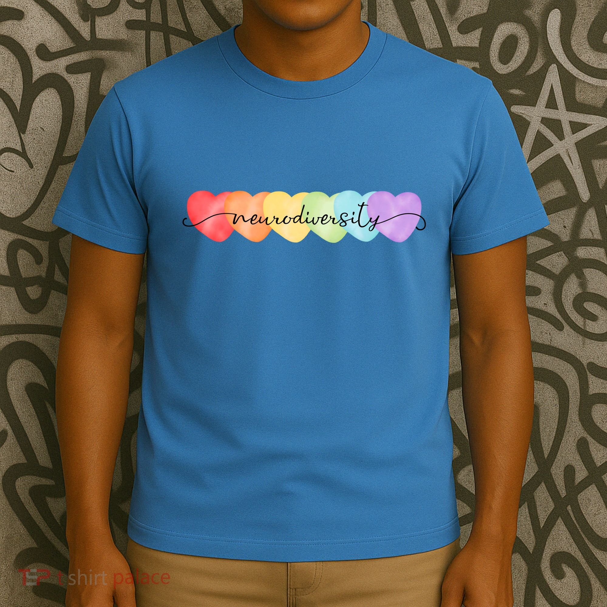 Neurodiversity Autism Awareness Hearts T-Shirt