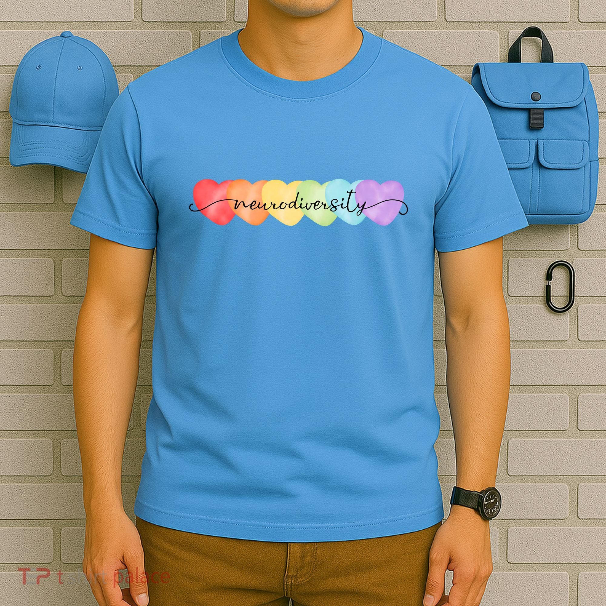 Neurodiversity Autism Awareness Hearts T-Shirt