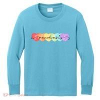 Neurodiversity Autism Awareness Hearts Kids Long Sleeve Shirt thumb 0
