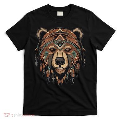 Native American Bear Artwork T-Shirt