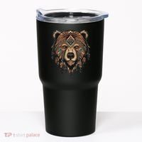 Native American Bear Artwork Tumbler thumb 0