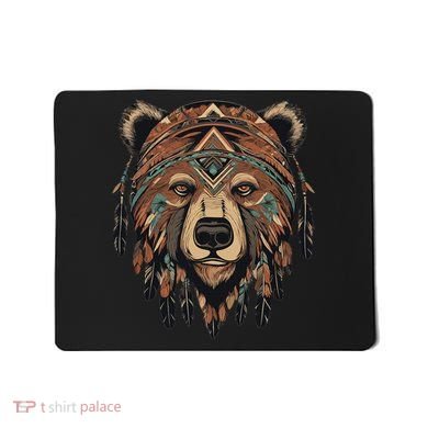Native American Bear Artwork Mousepad