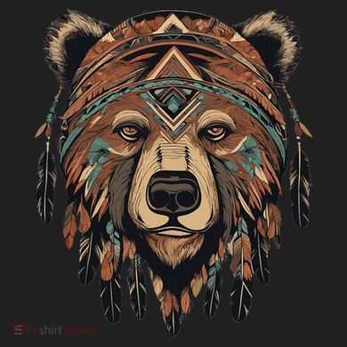 Native American Bear Artwork Women's Cooling Performance Crew T-Shirt