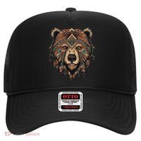 Native American Bear Artwork Hat thumb 0