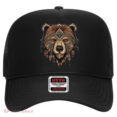 Native American Bear Artwork Hat
