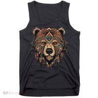 Native American Bear Artwork Tank Top thumb 0