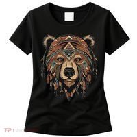 Native American Bear Artwork Women's T-Shirt thumb 0