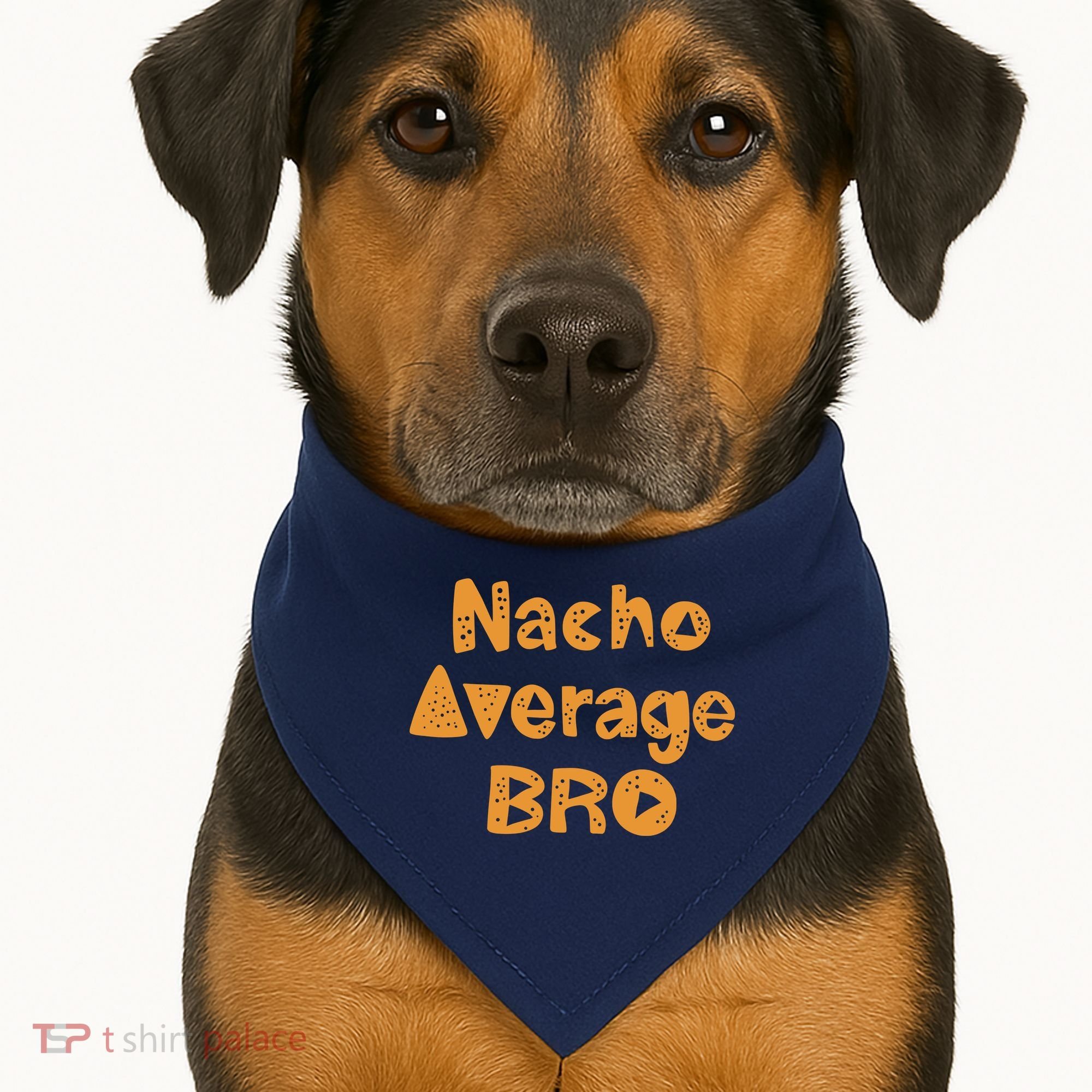 Nacho Average Bro Funny USA-Made Doggie Bandana