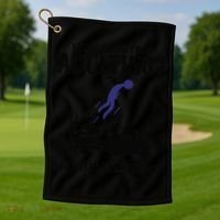 Need A Break From Adulting Try Astral Projection Golf Towel thumb 1