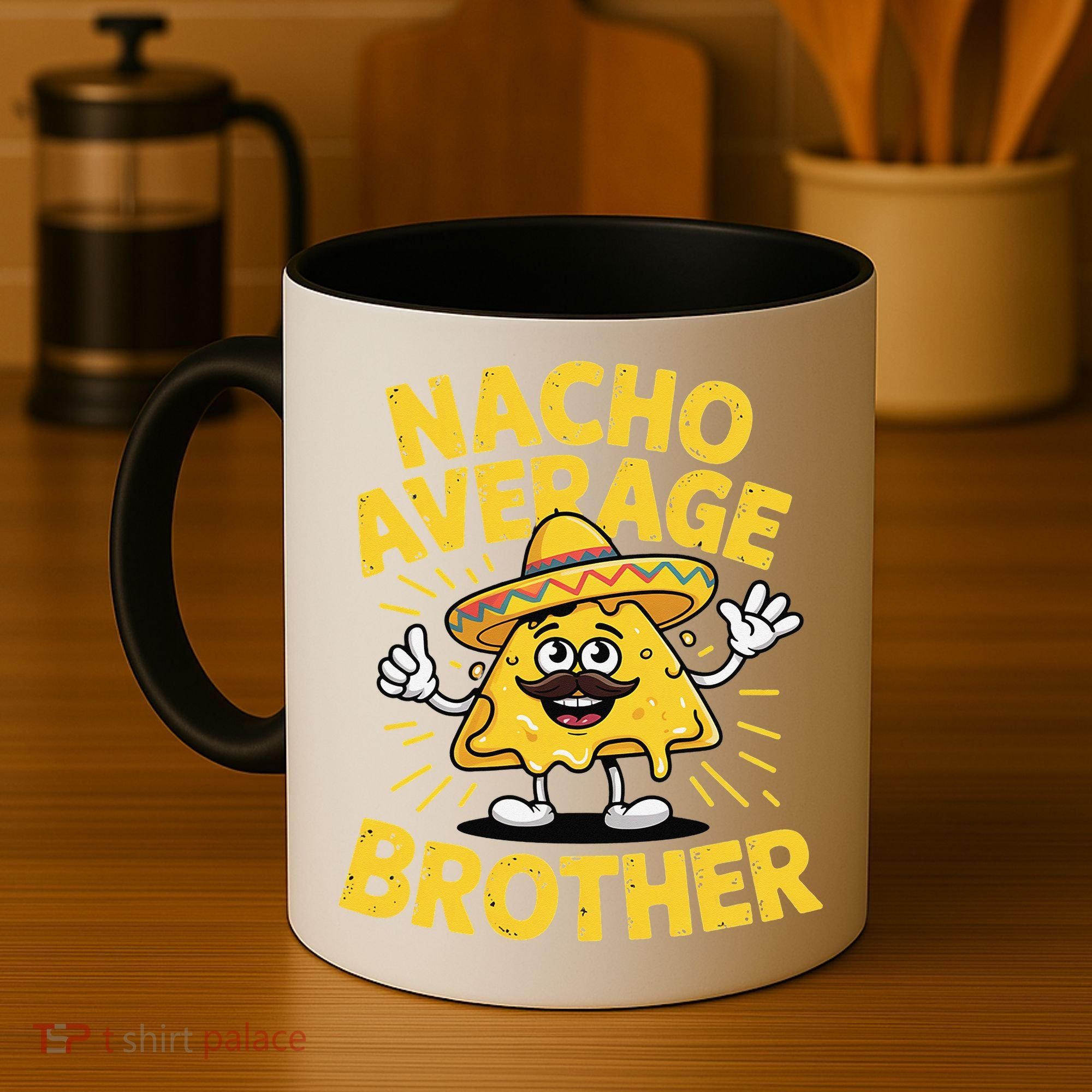 Nacho Average Brother Funny Cinco De Mayo Mexican Sombrero Coffee Mug