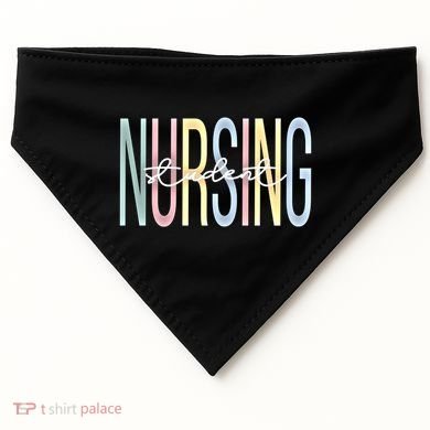 Nursing Assistant Boho Nurse Assistant Gift USA-Made Doggie Bandana