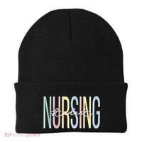 Nursing Assistant Boho Nurse Assistant Gift Beanie thumb 0